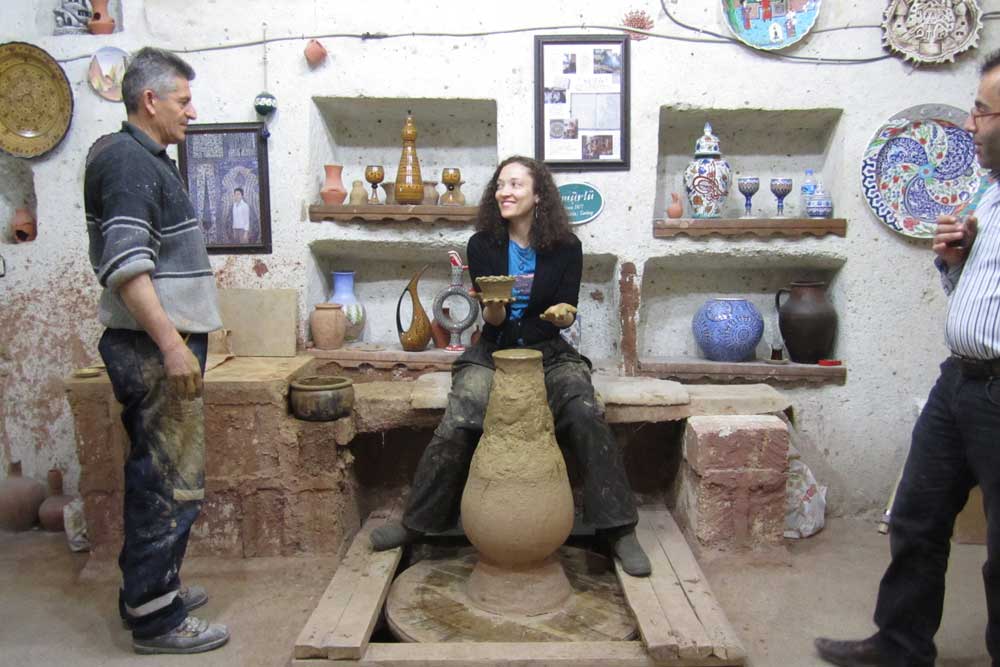 Traditional terracotta pottery from Avanos
